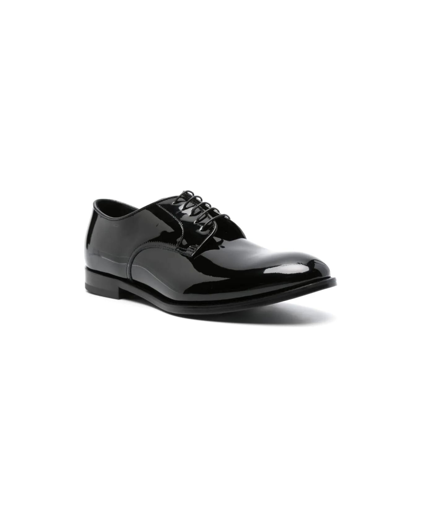Doucal's Derby Shoes - Black ローファー＆デッキシューズ
