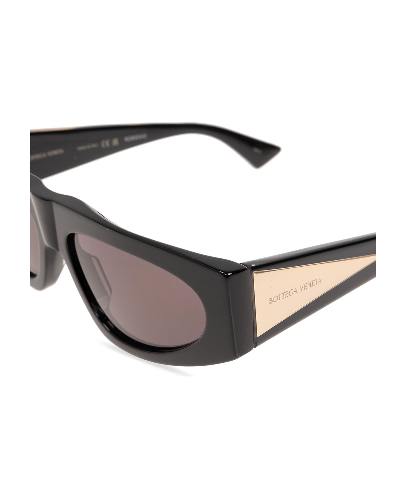 Bottega Veneta Sunglasses - Black Crystal Grey