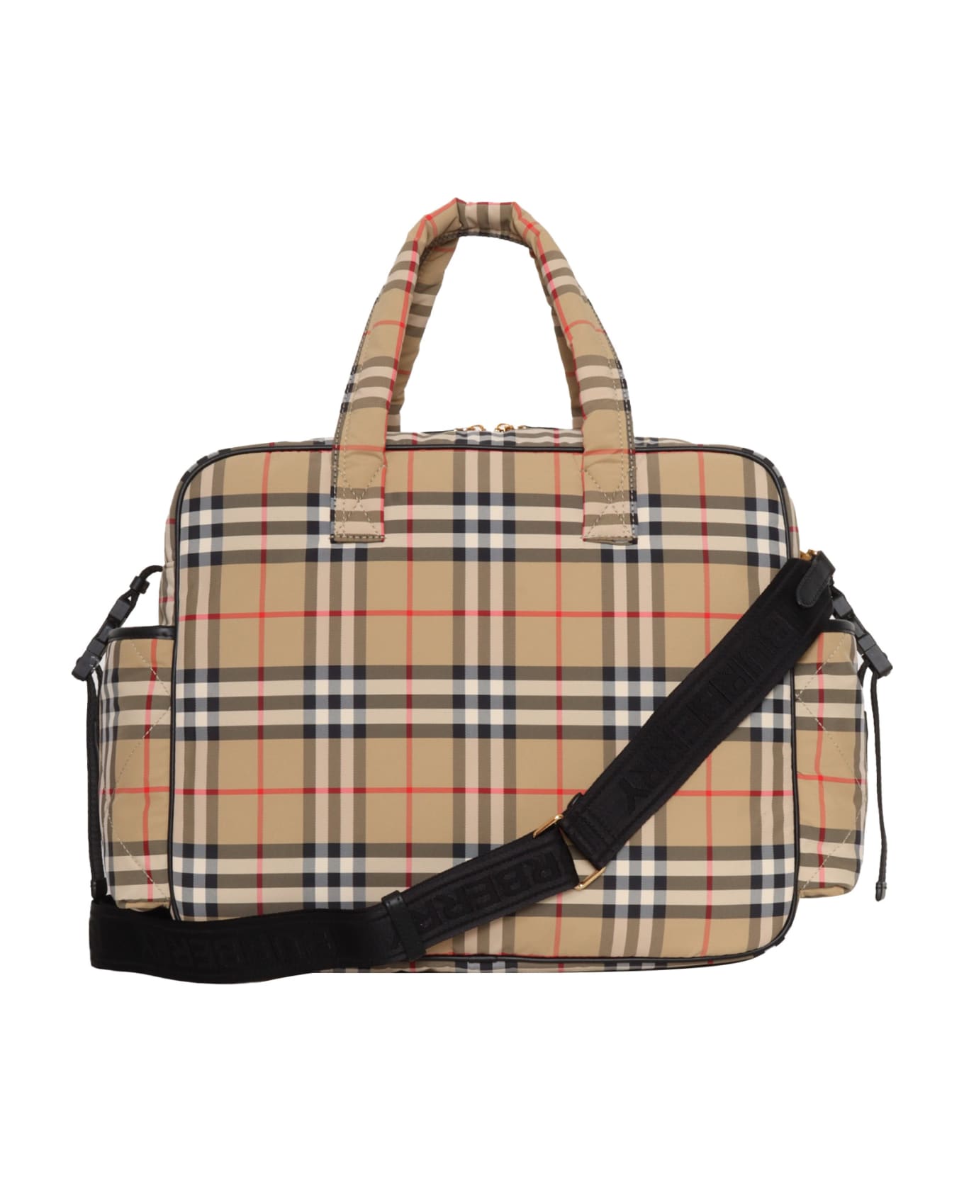 Burberry Check Pattern Bag - BEIGE アクセサリー＆ギフト