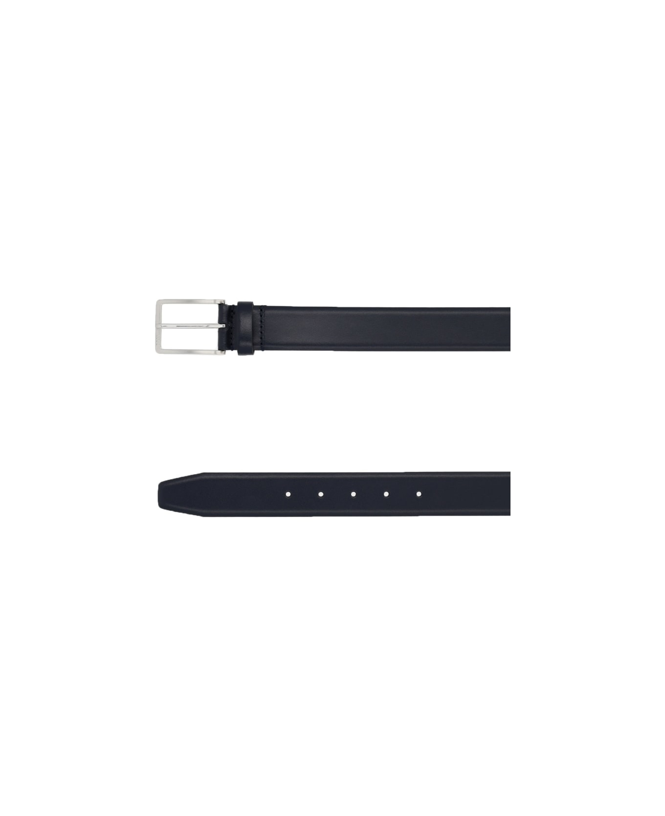 Hugo Boss Belt With Buckle - BLUE