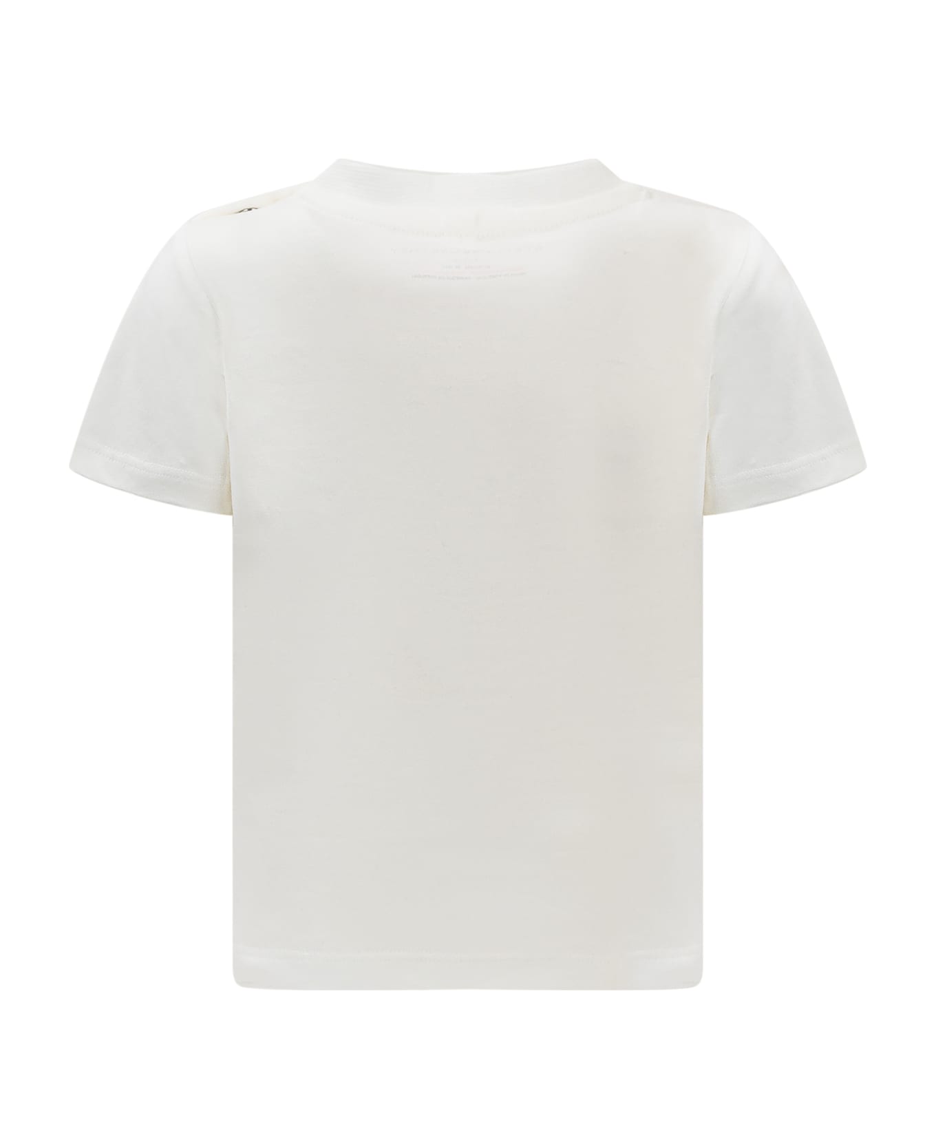 Stella McCartney Kids Be Happy T-shirts - Ivory Tシャツ＆ポロシャツ