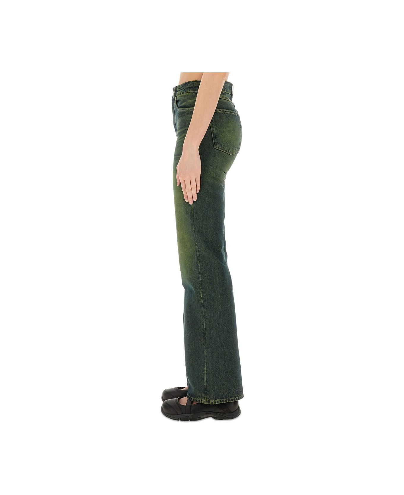 Our Legacy "boot Cut Malibu" Jeans - GREEN