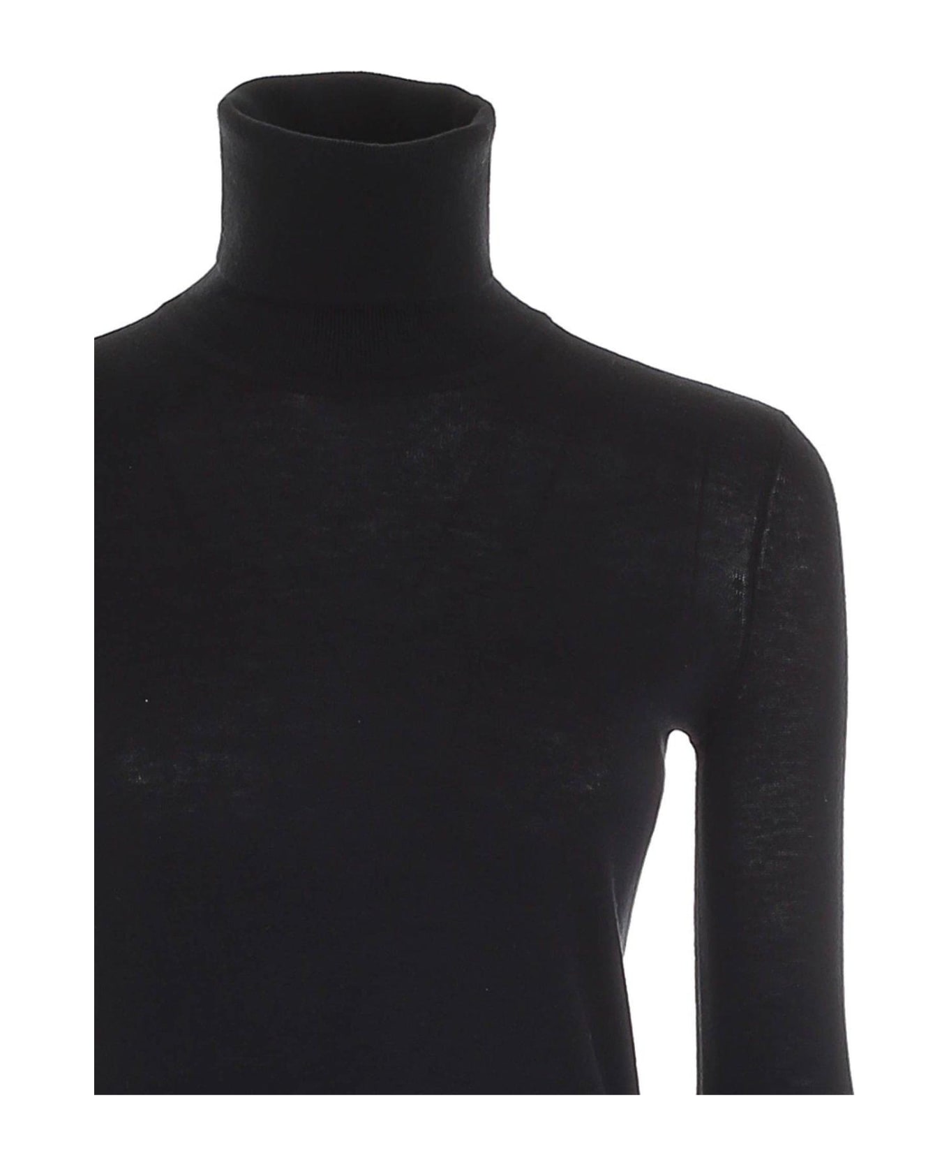 Ralph Lauren Roll-neck Knitted Jumper - BLACK