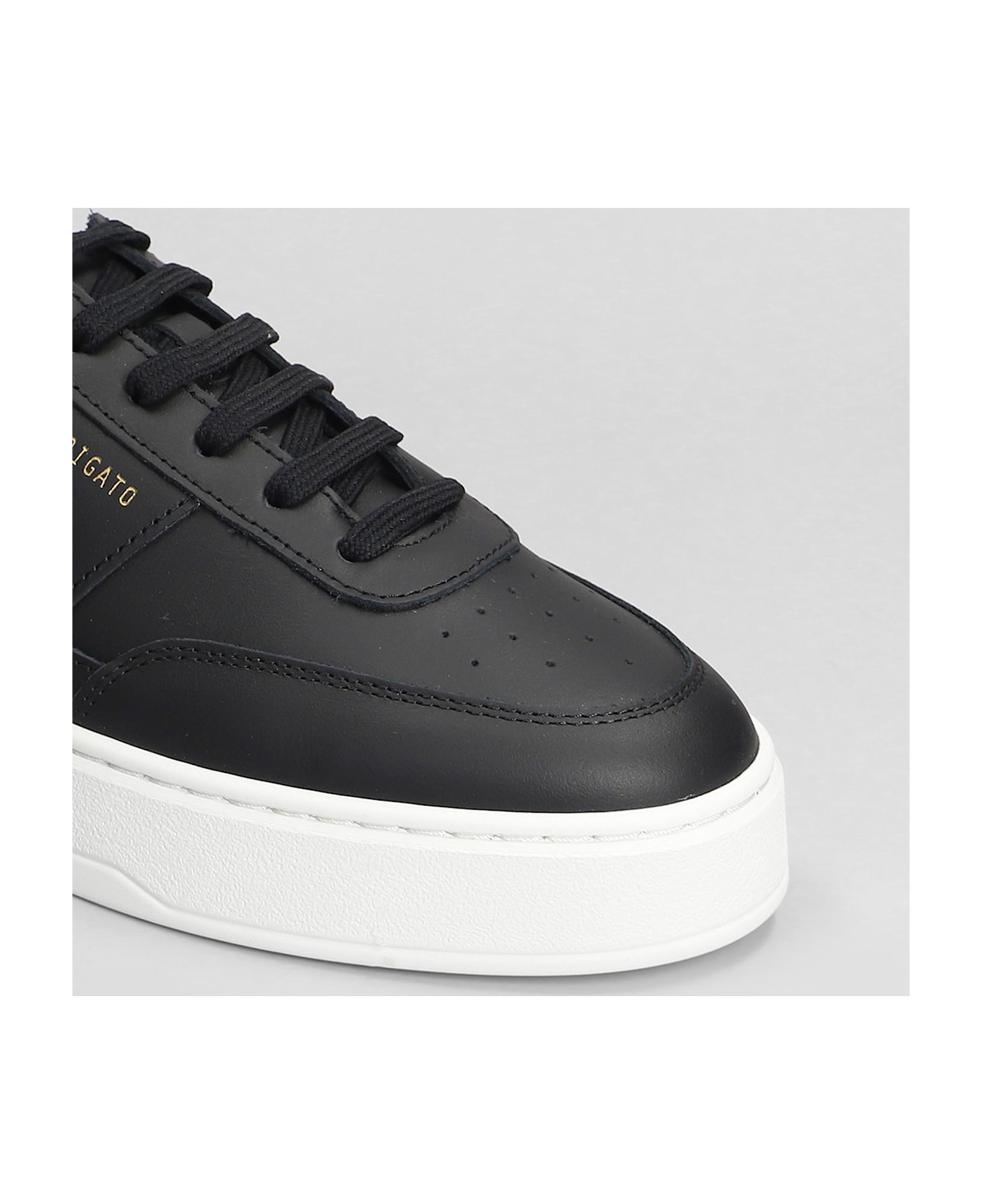Axel Arigato Orbit Sneakers In Black Leather - black