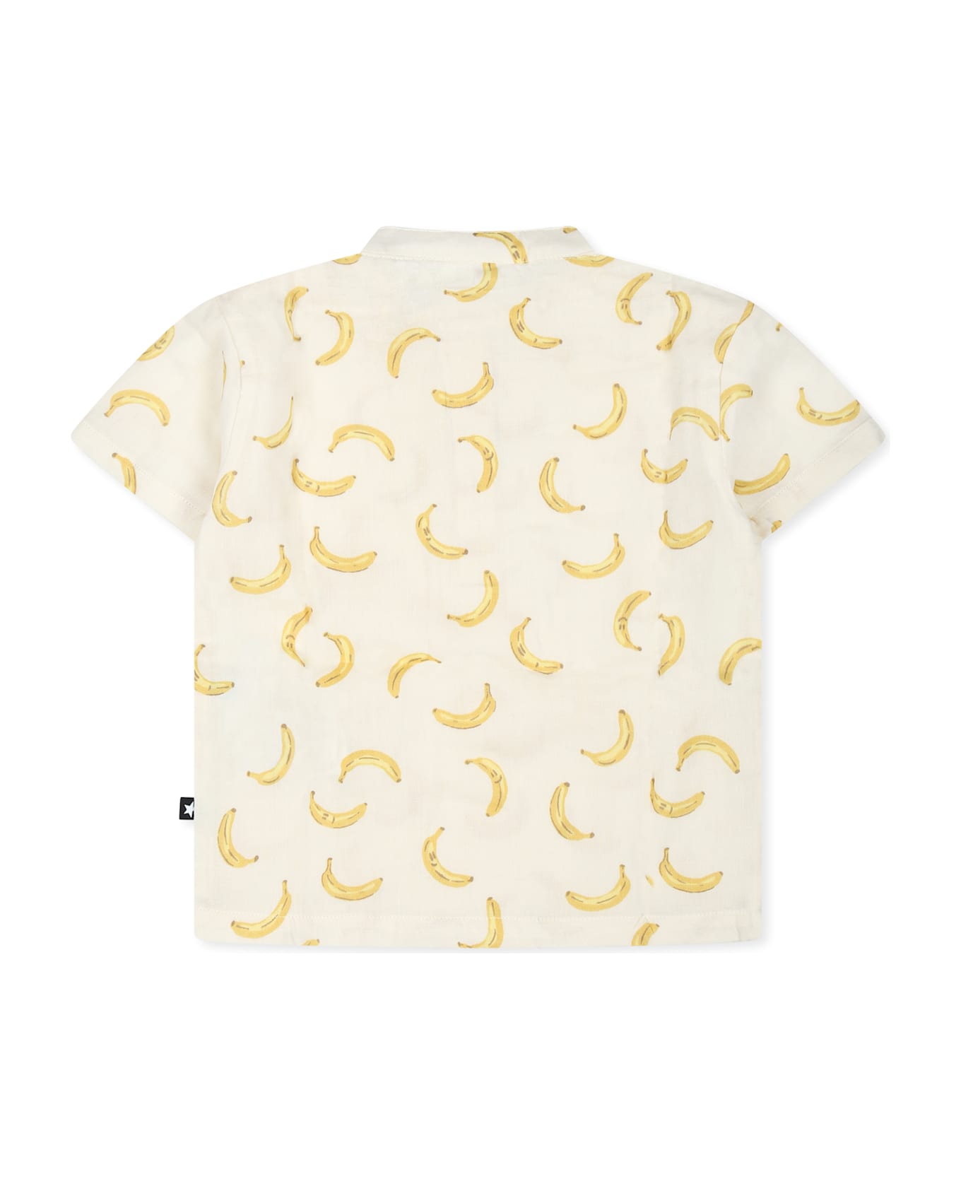 Molo Ivory Shirt For Babykids With Banana - Ivory