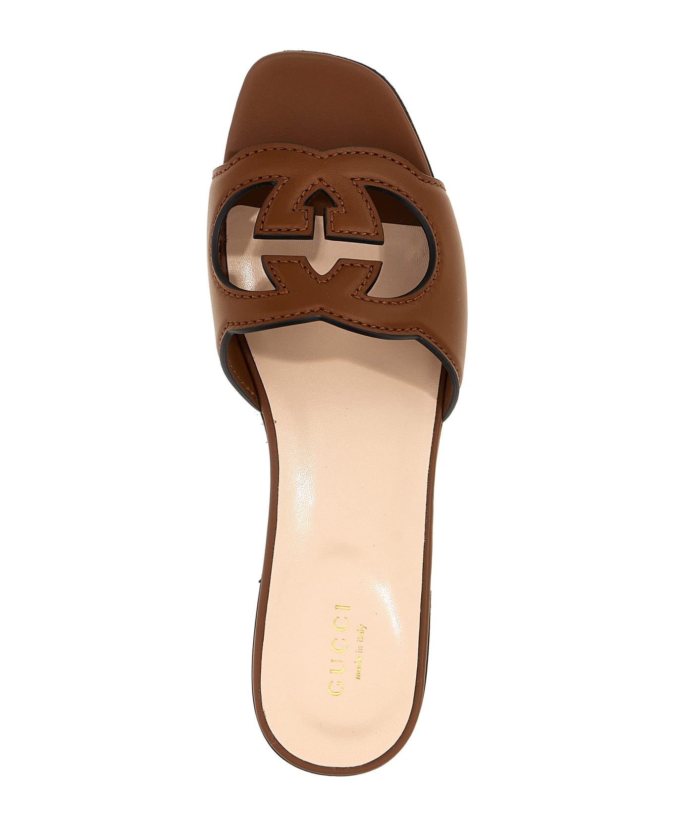 Gucci 'gg' Sandals - Brown