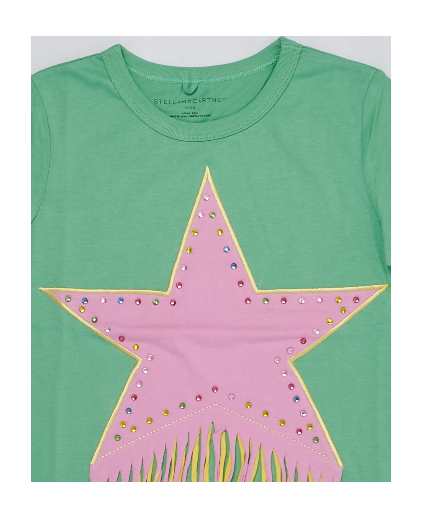 Stella McCartney T-shirt T-shirt - VERDE-ROSA