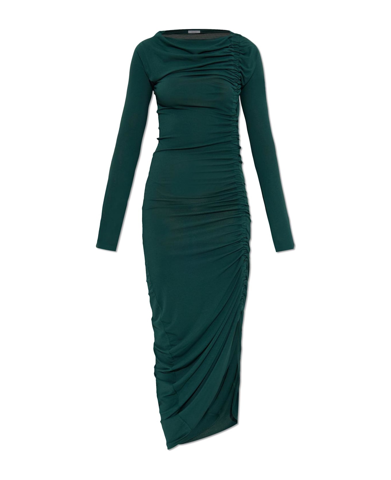 Ferragamo Draped Dress - GREEN