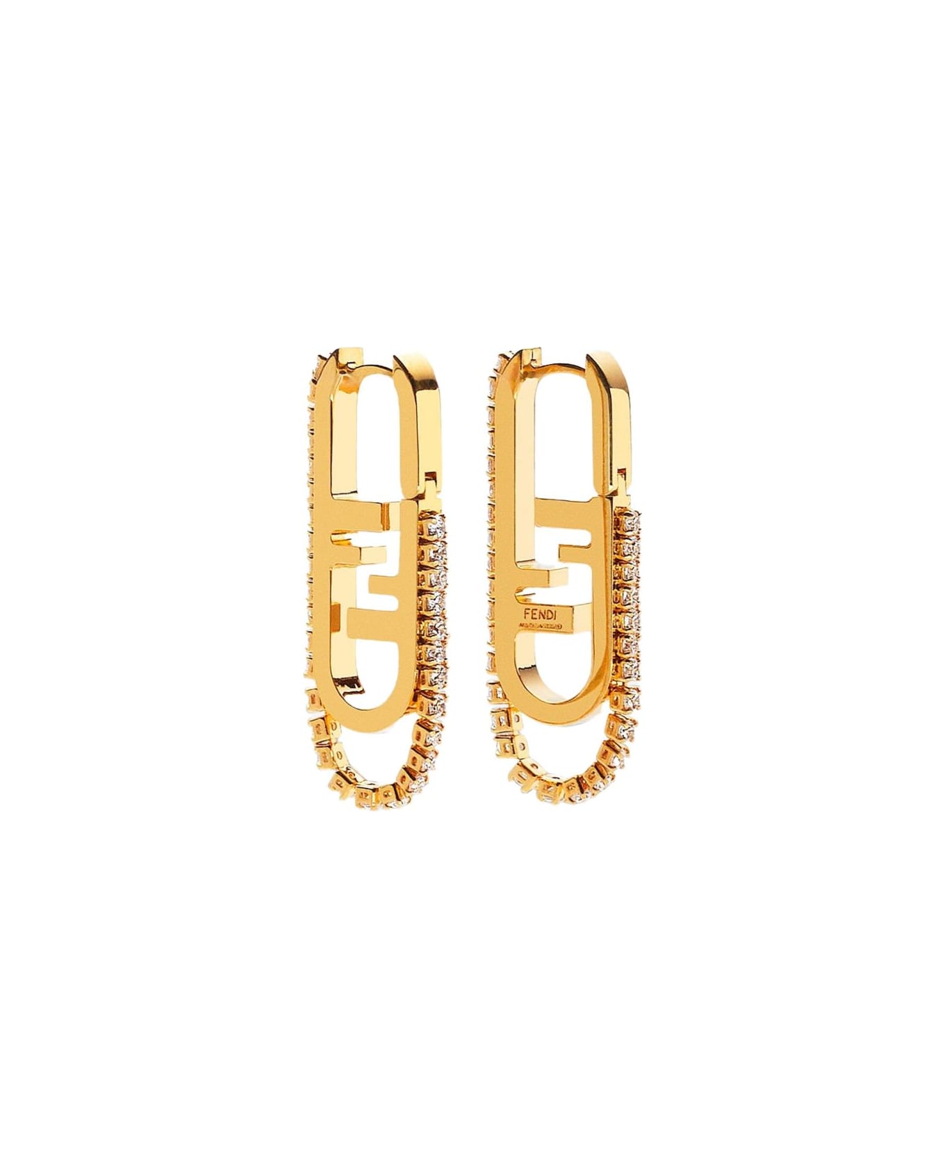 Fendi O
lock Earrings - Golden