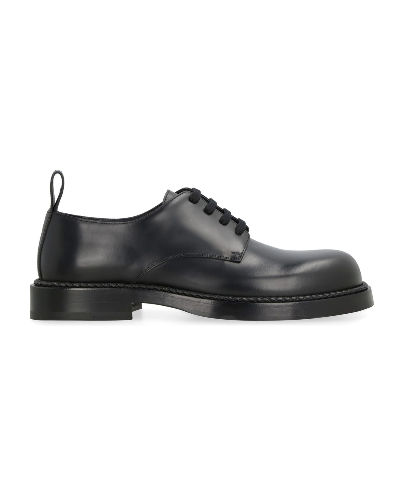 Bottega Veneta Strut Lace Up Shoes - Black