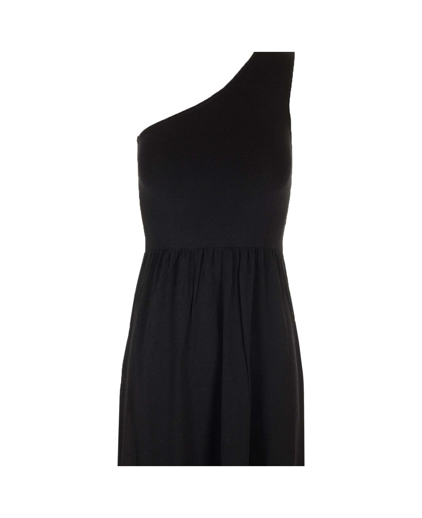 MATTEAU Asymmetric Knit Dress - Black