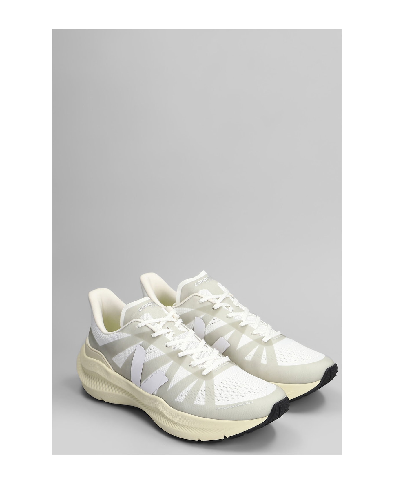 Veja Condor 3 Adv Sneakers In White Fabric - white