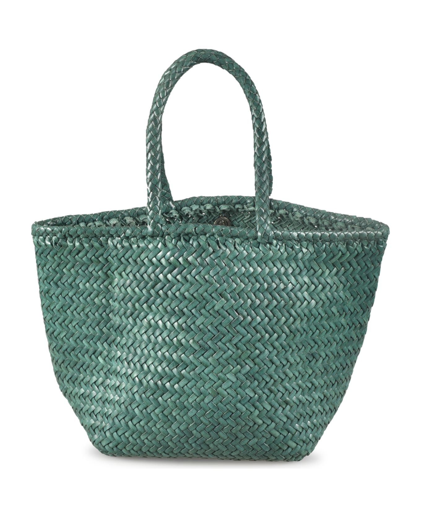 Dragon Diffusion Grace Basket Small Shopper Bag - Forest
