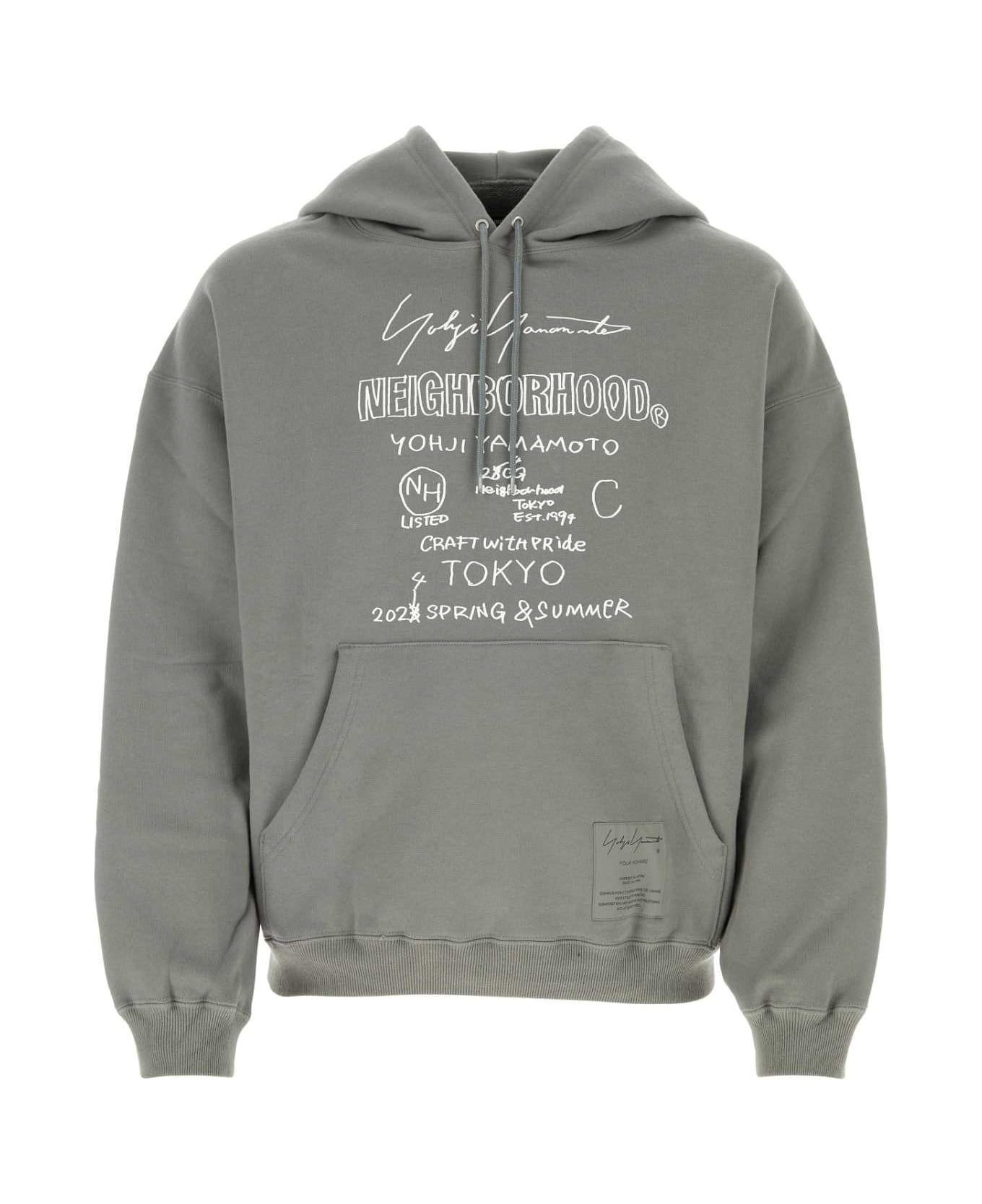 Yohji Yamamoto Grey Cotton Yohji Yamamoto X Neighborhood Sweatshirt - grey