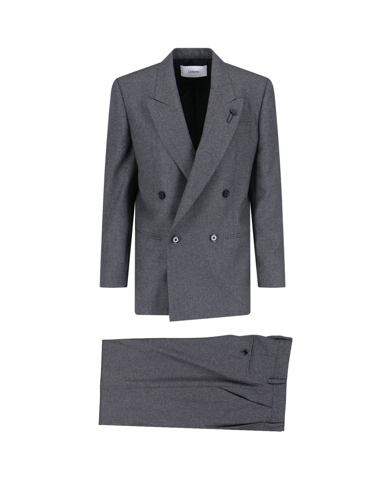 Lardini Double-breasted Suit - Gray