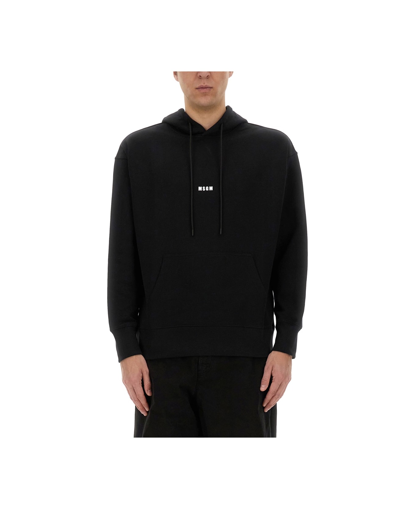 MSGM Hoodie - BLACK
