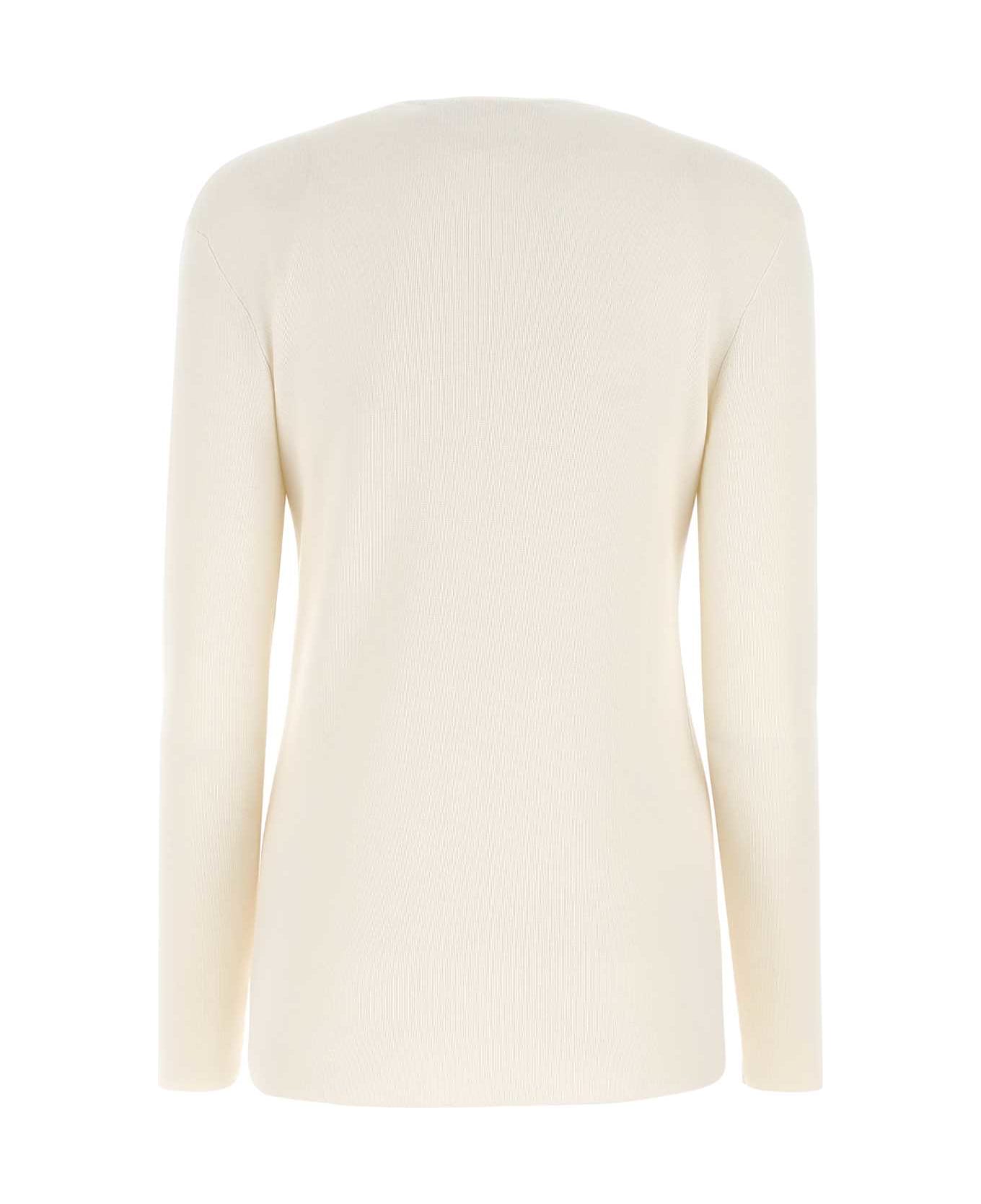 Gucci Ivory Cashmere Top - White
