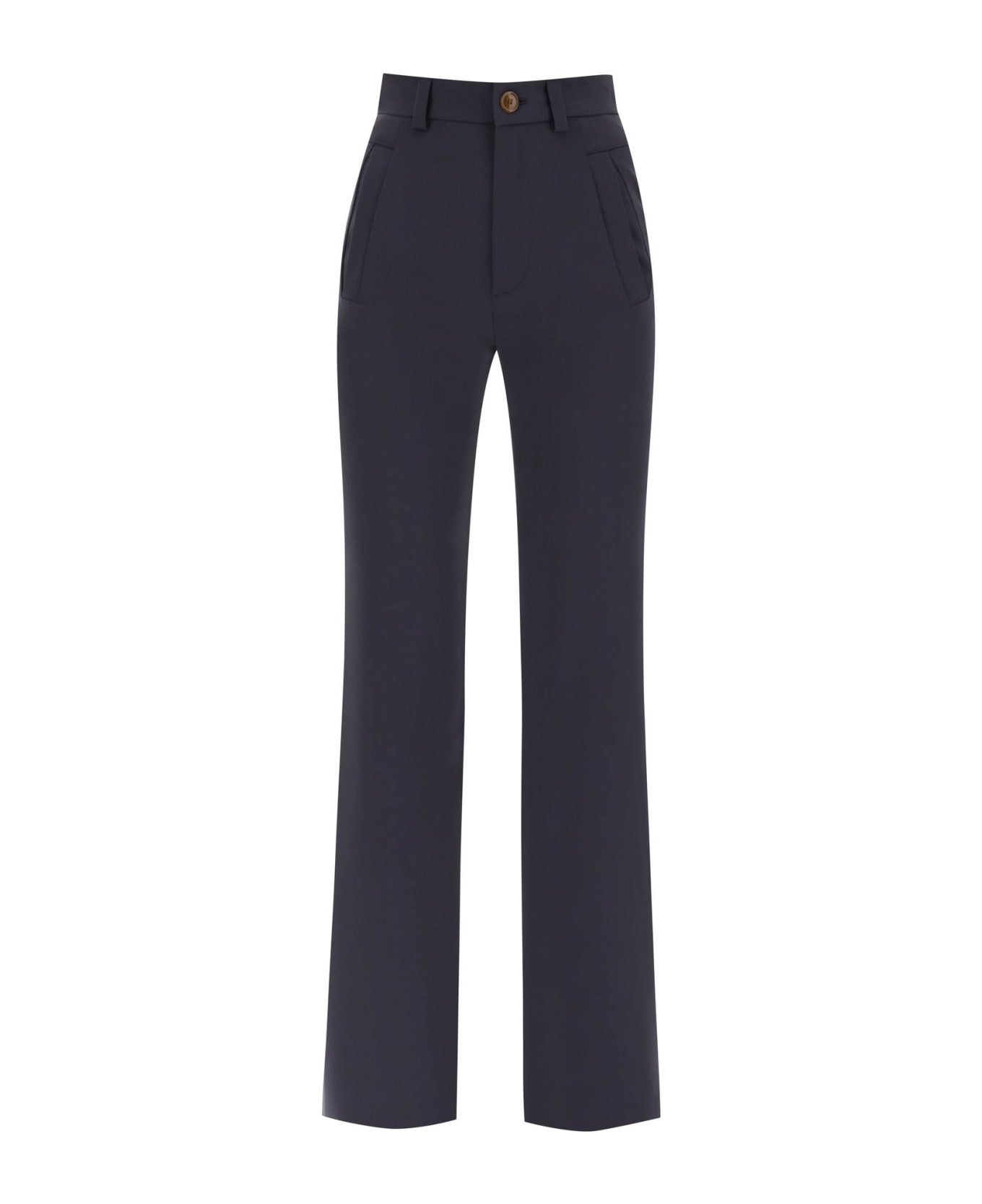 Vivienne Westwood 'ray' Trousers In Recycled Cady - BLUE (Blue) ボトムス