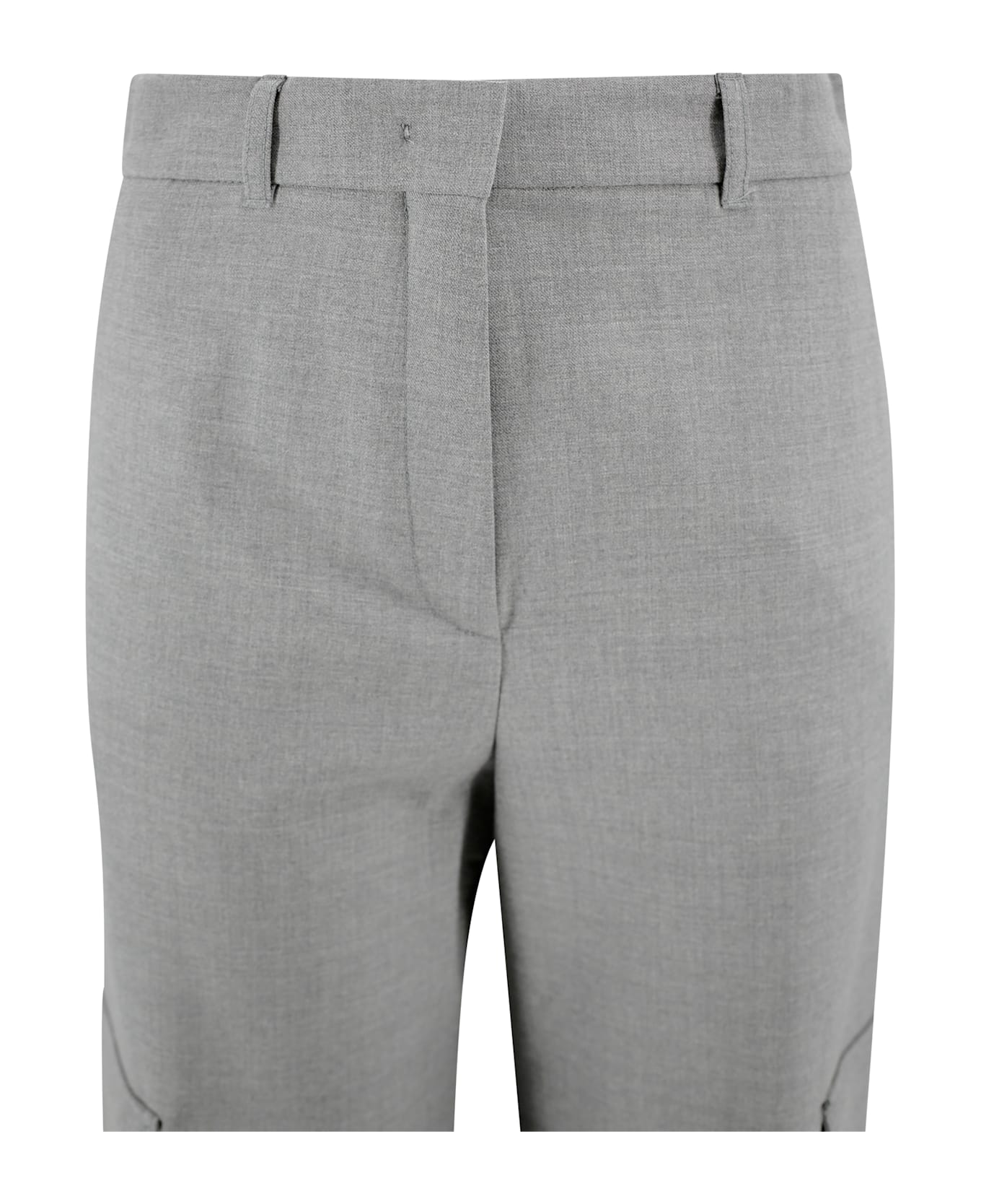 Max Mara Studio Wool Cargo Trousers