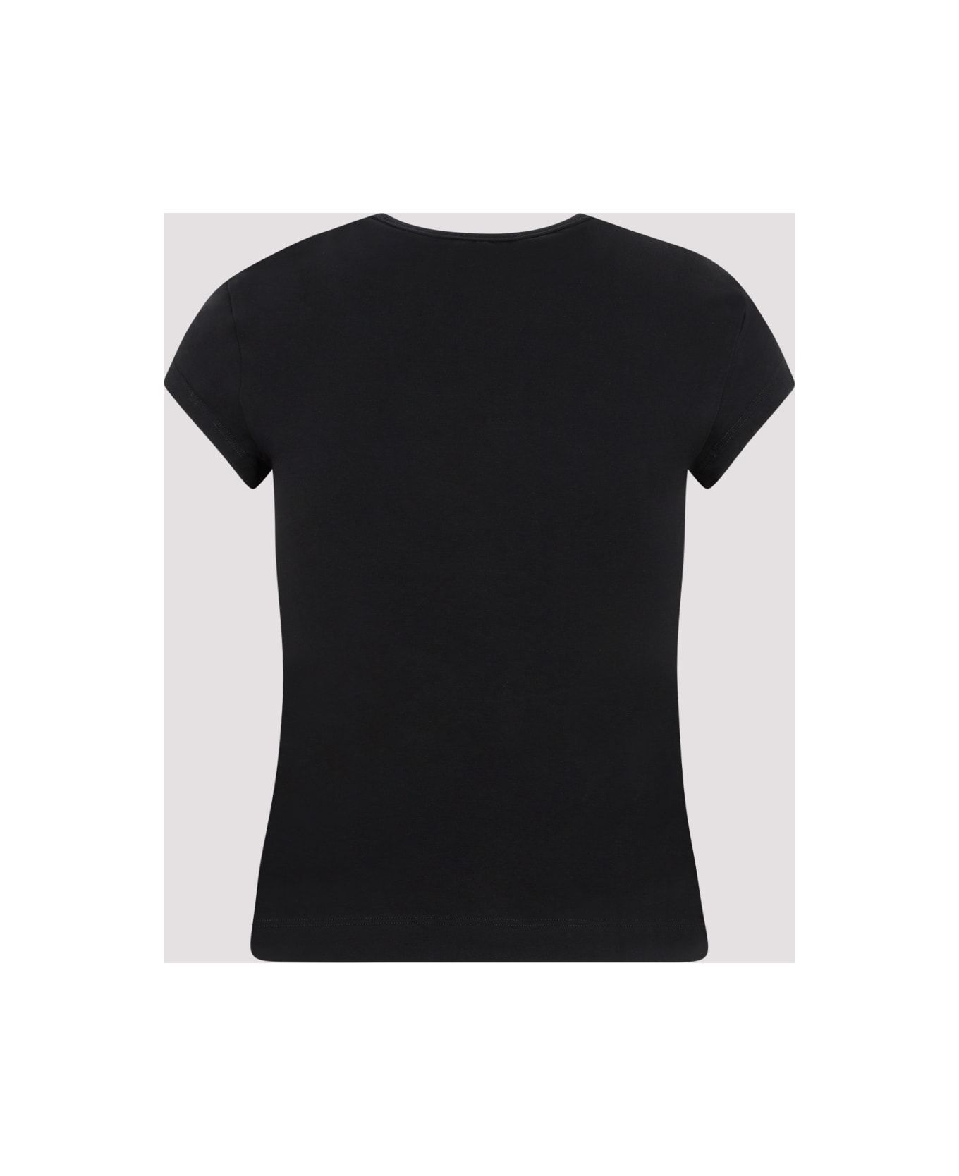 Diesel T-angie Cotton Crew-neck T-shirt - Black
