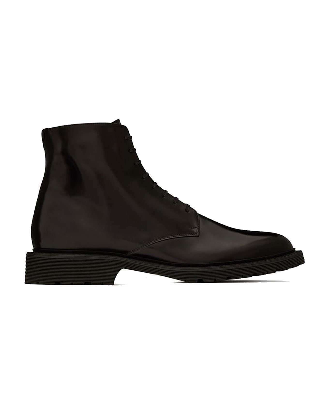 Saint Laurent Army Leather Boots - Black