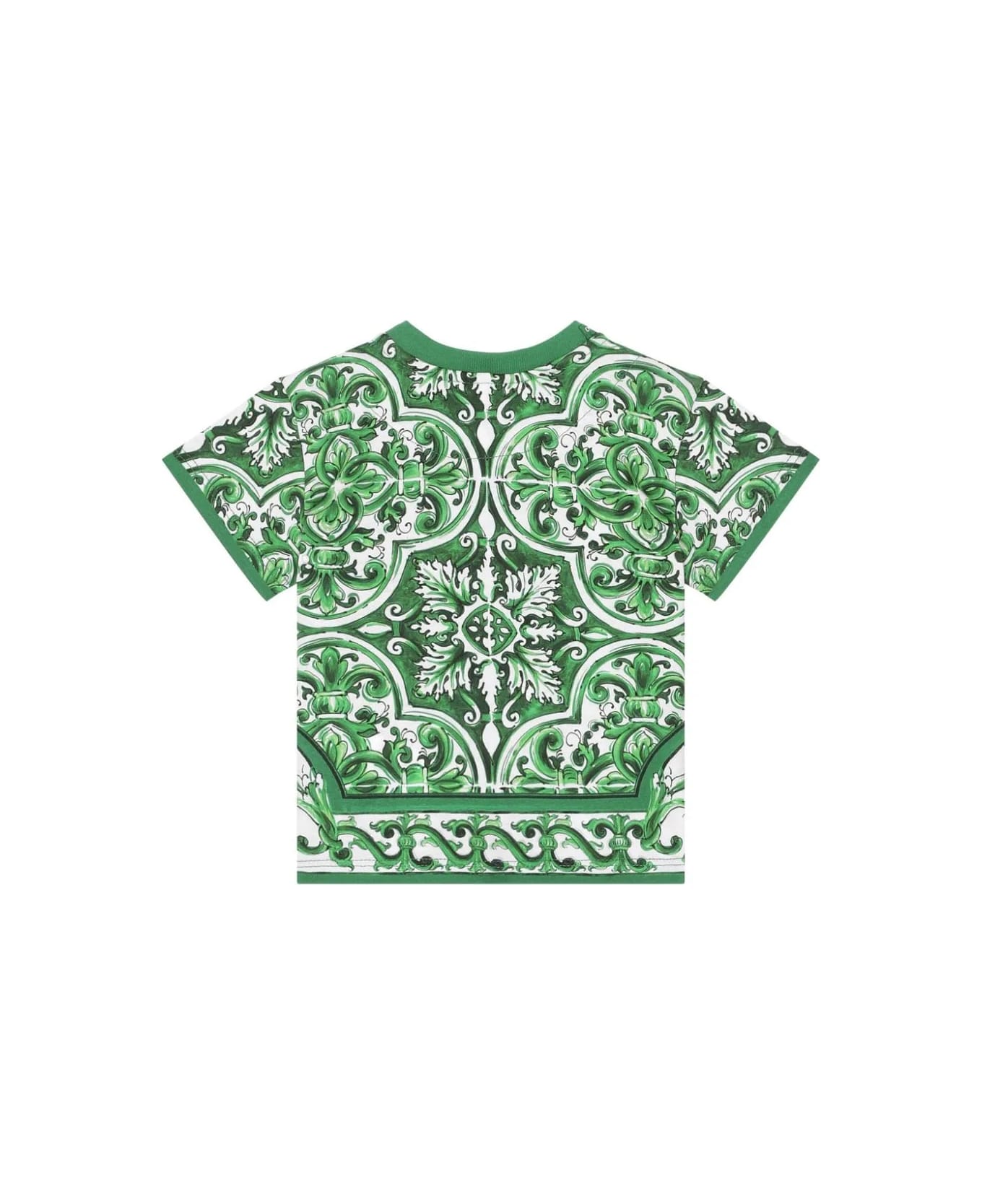 Dolce & Gabbana T-shirt With Logo - Green