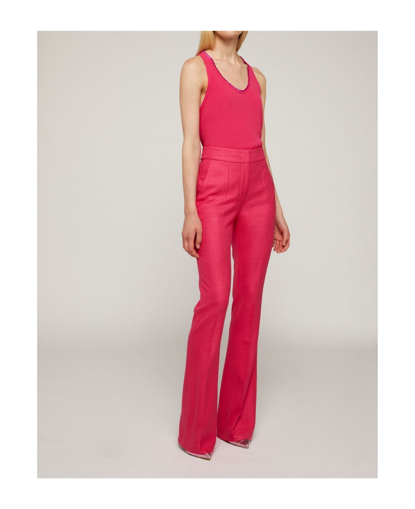 Genny Sleeveless Top - Fuchsia
