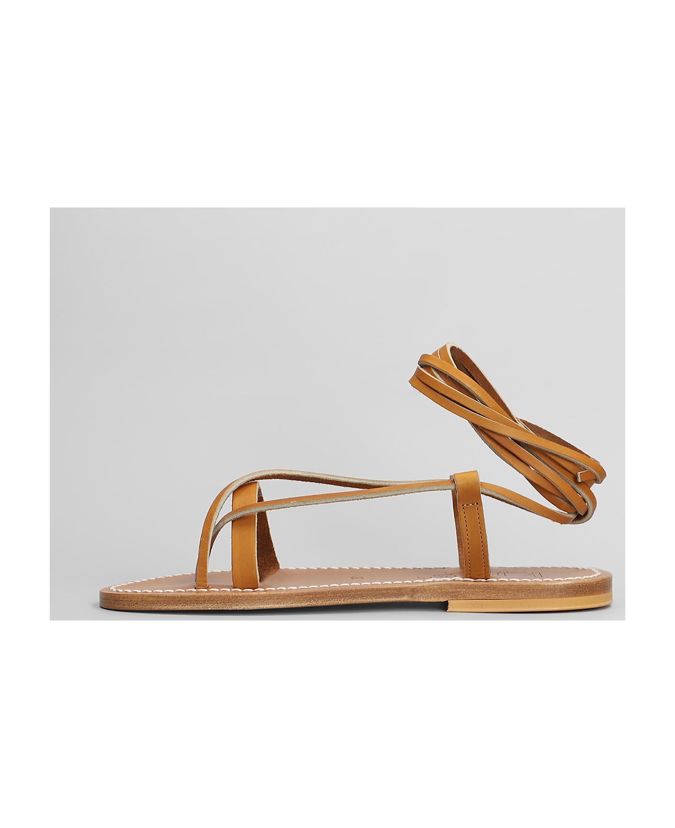 K.Jacques Tiresias F Flats In Leather Color Leather - leather color