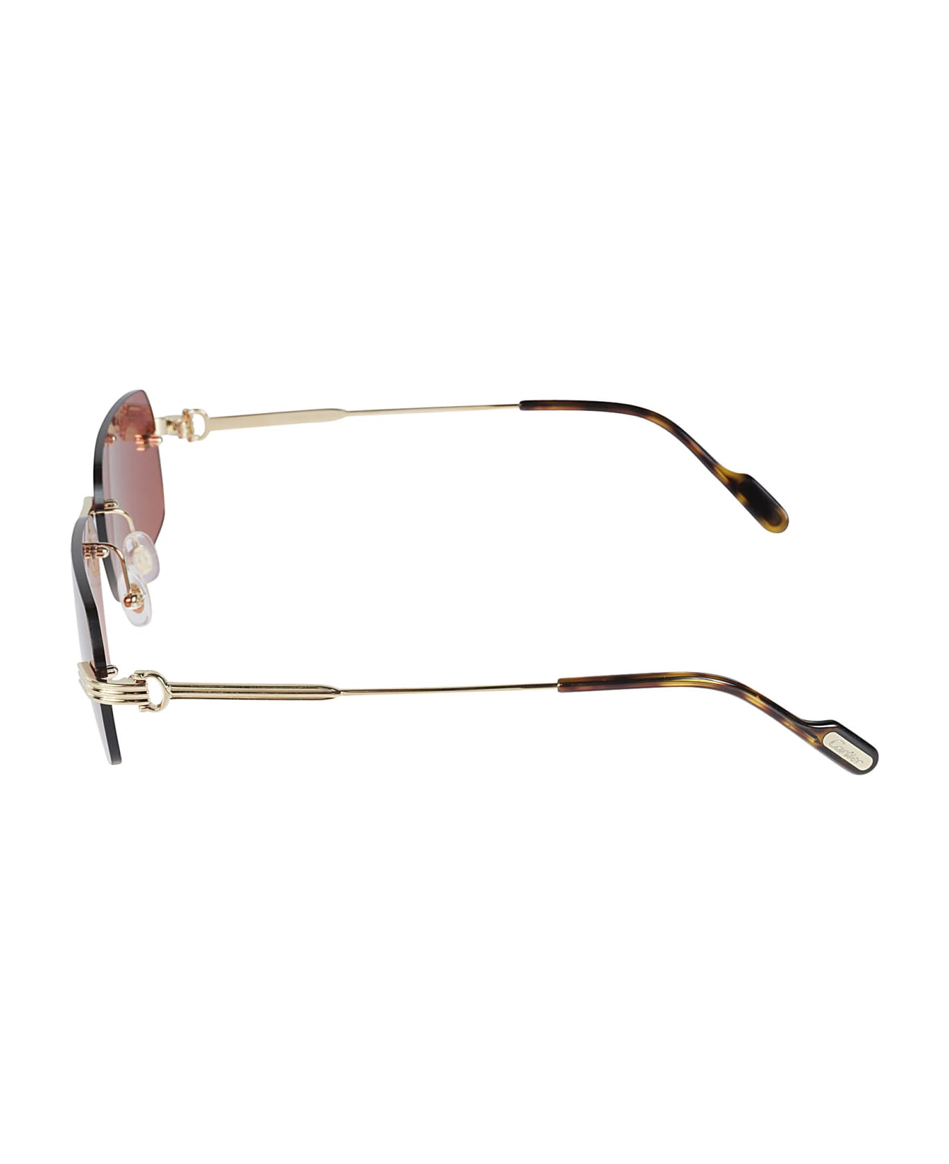 Cartier Eyewear Square Sunglasses - Gold