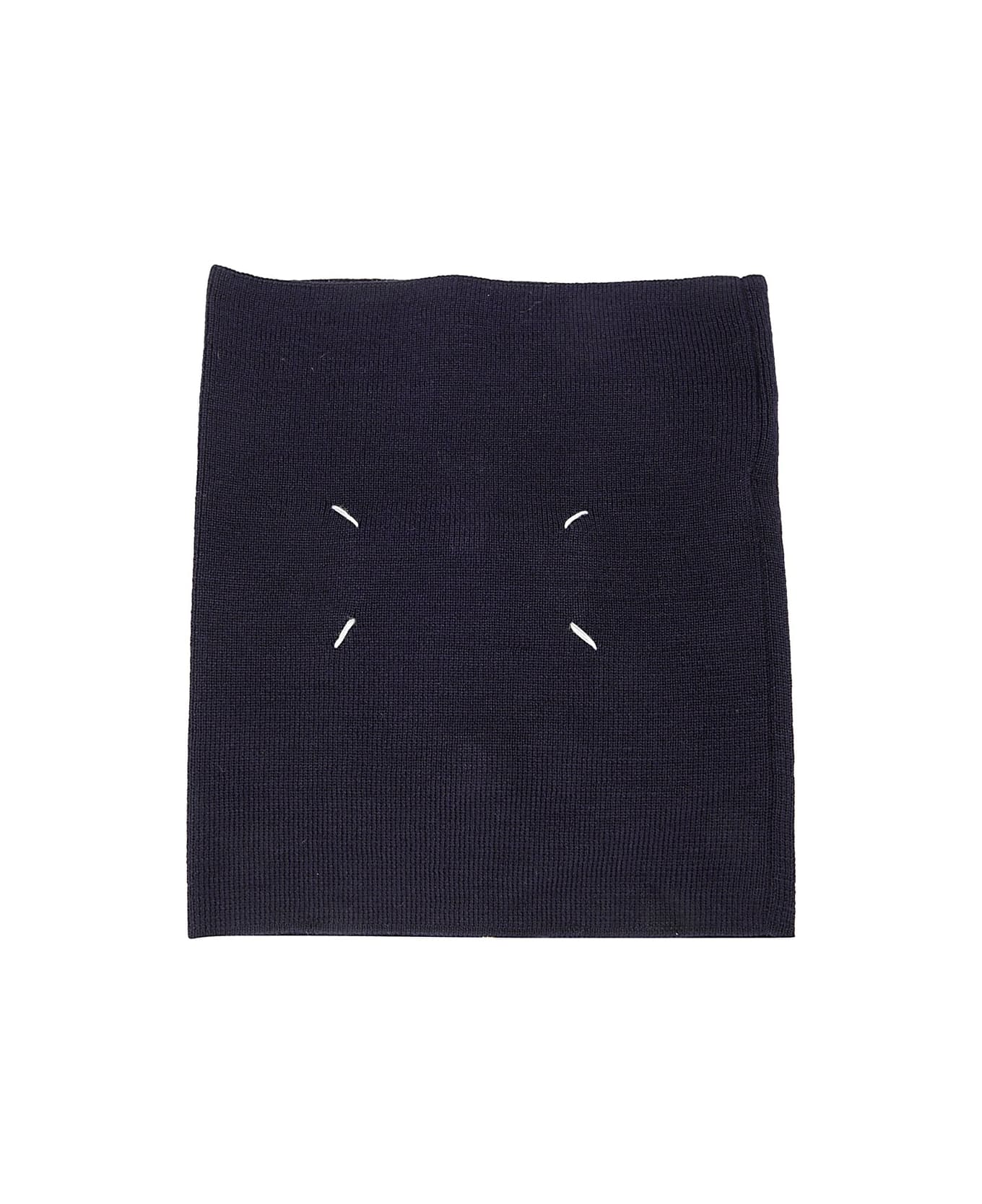 Maison Margiela Knitted Scarf - NAVY
