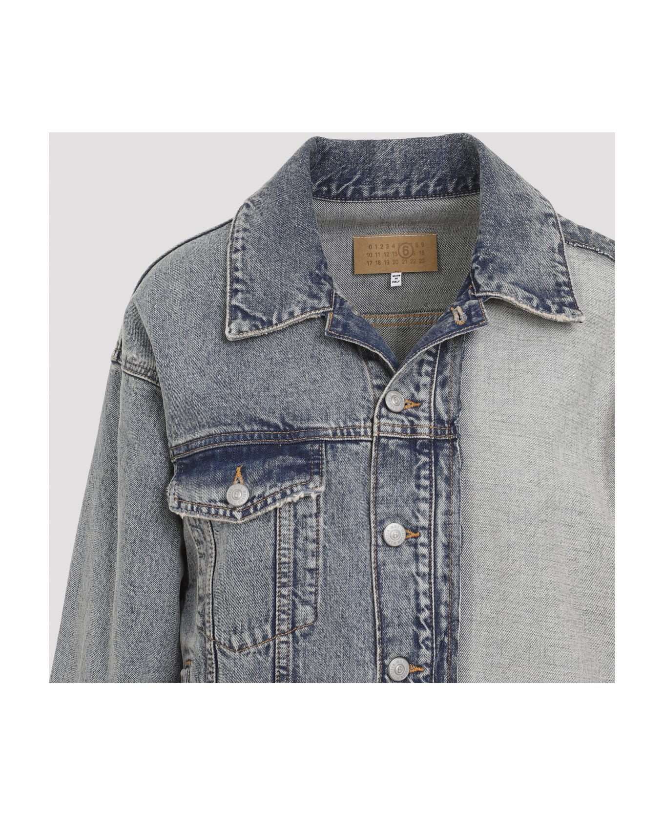 MM6 Maison Margiela Denim Jacket - Light Blue