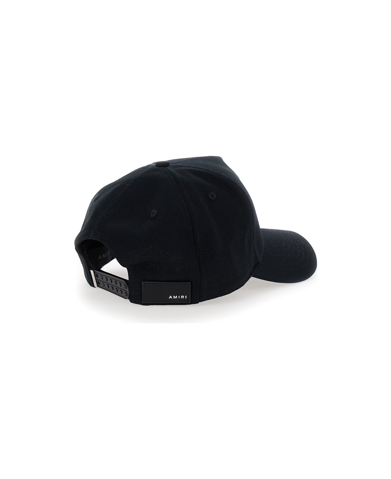 AMIRI Black Baseball Cap With Logo In Cotton Man - Black