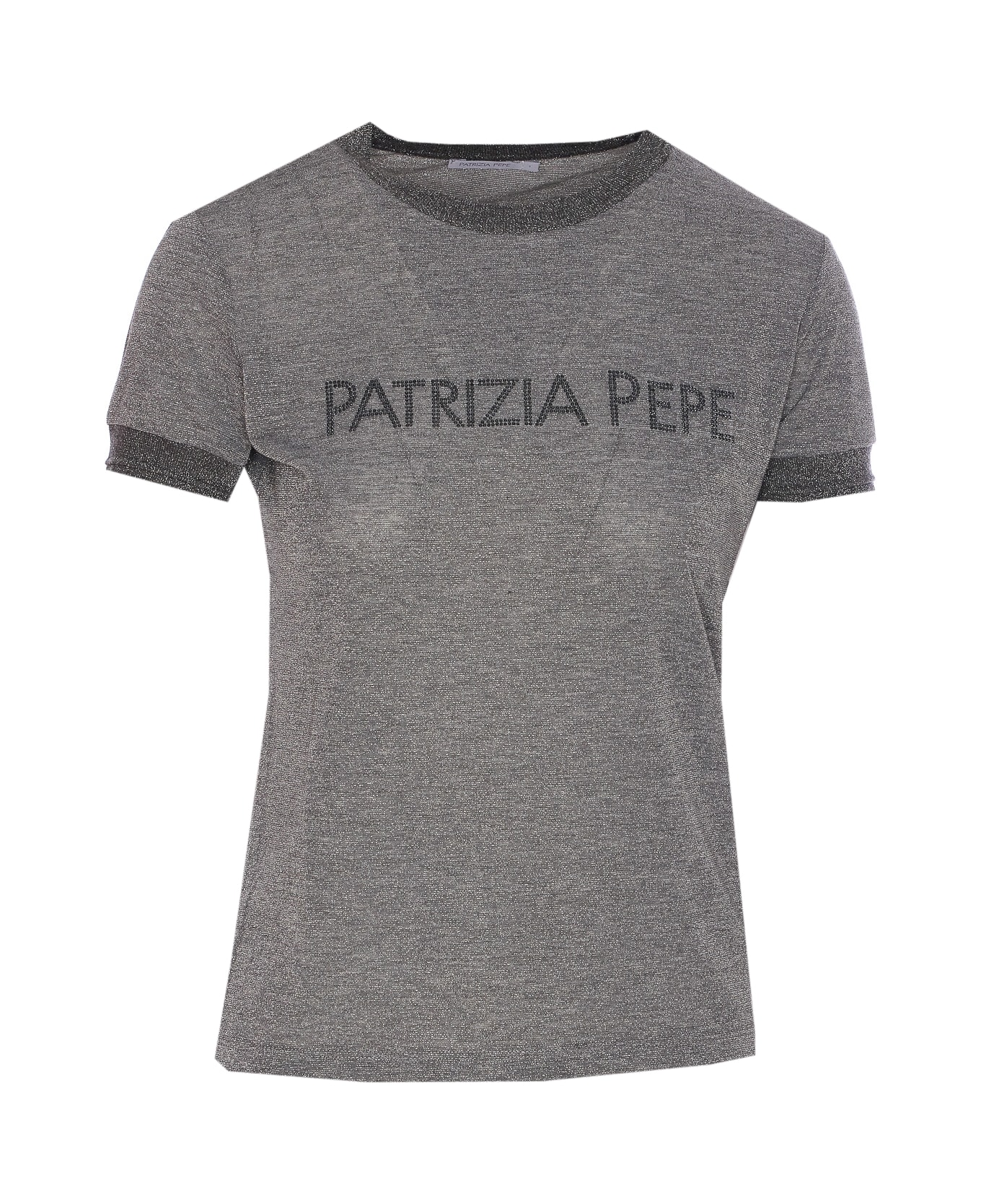 Patrizia Pepe Logo T-shirt - Grey