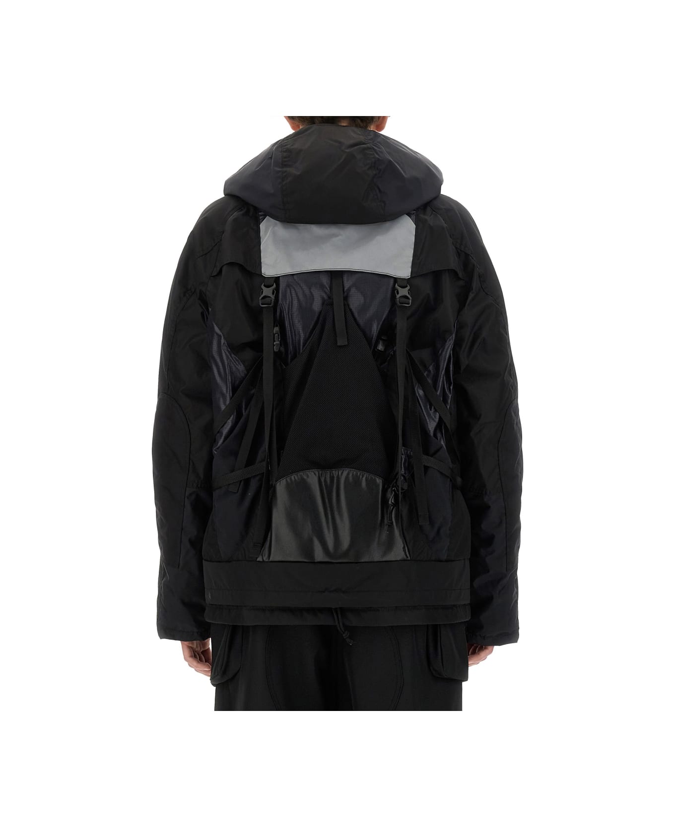 Junya Watanabe Jacket With Contrasting Inserts - BLACK