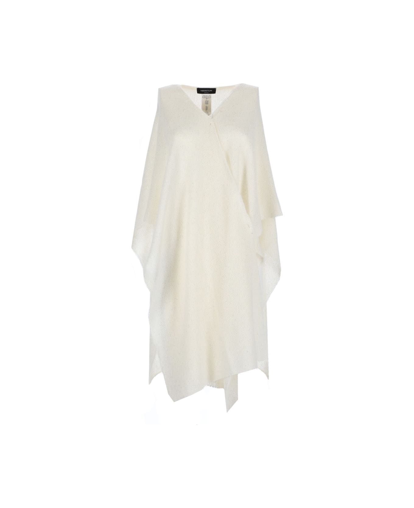 Fabiana Filippi Sequined Cape - IVORY