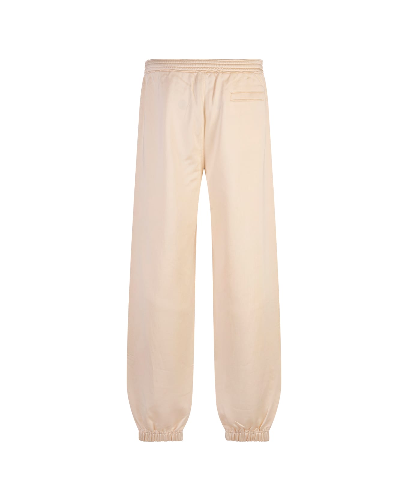 Givenchy Ivory Jogging Trousers With Logo - White