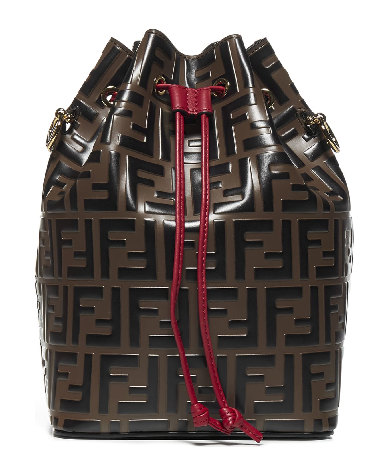 Fendi Mon Tresor Ff Logo Calfskin Buckle Bag - Maya + nr + frag + os
