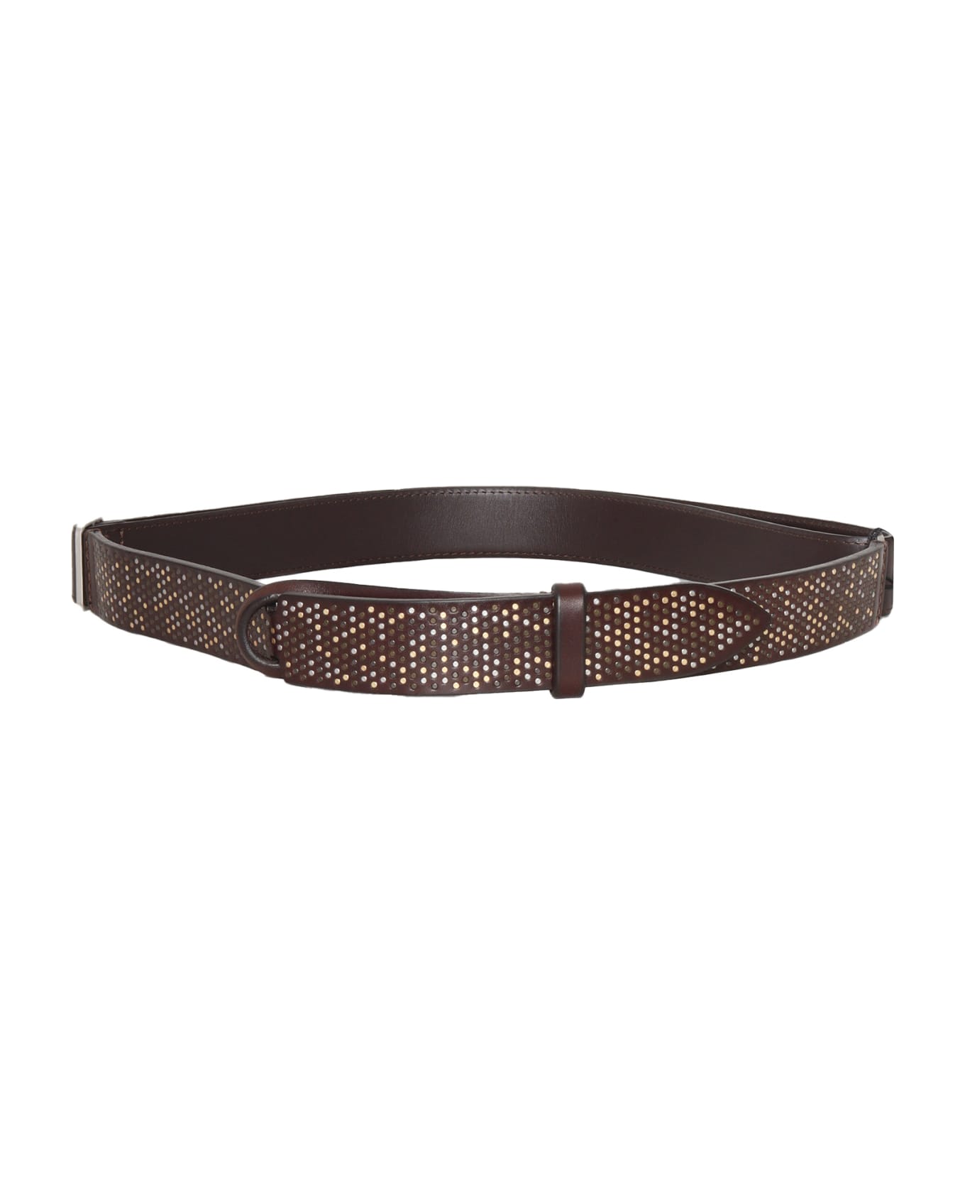 Orciani Men's Leather Belt - BROWN
