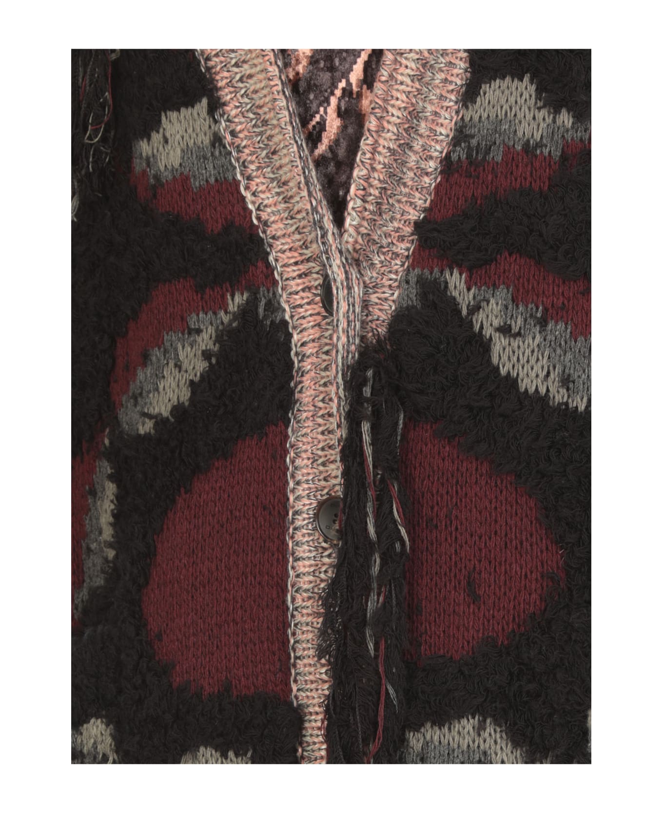 Etro Wool Blend Oversize Cardigan - MultiColour