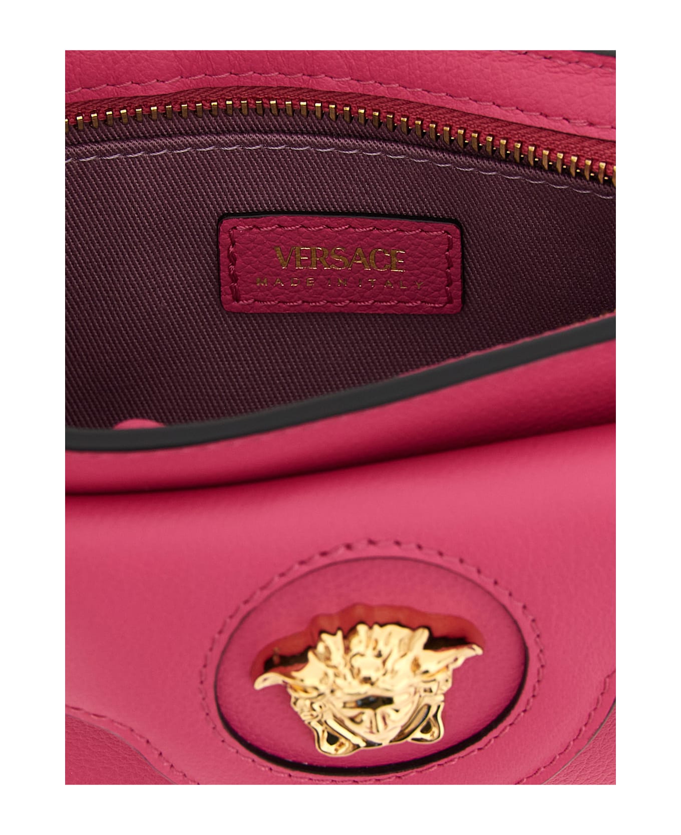 Versace 
la Medusa
 Mini Crossbody Bag - Fuchsia