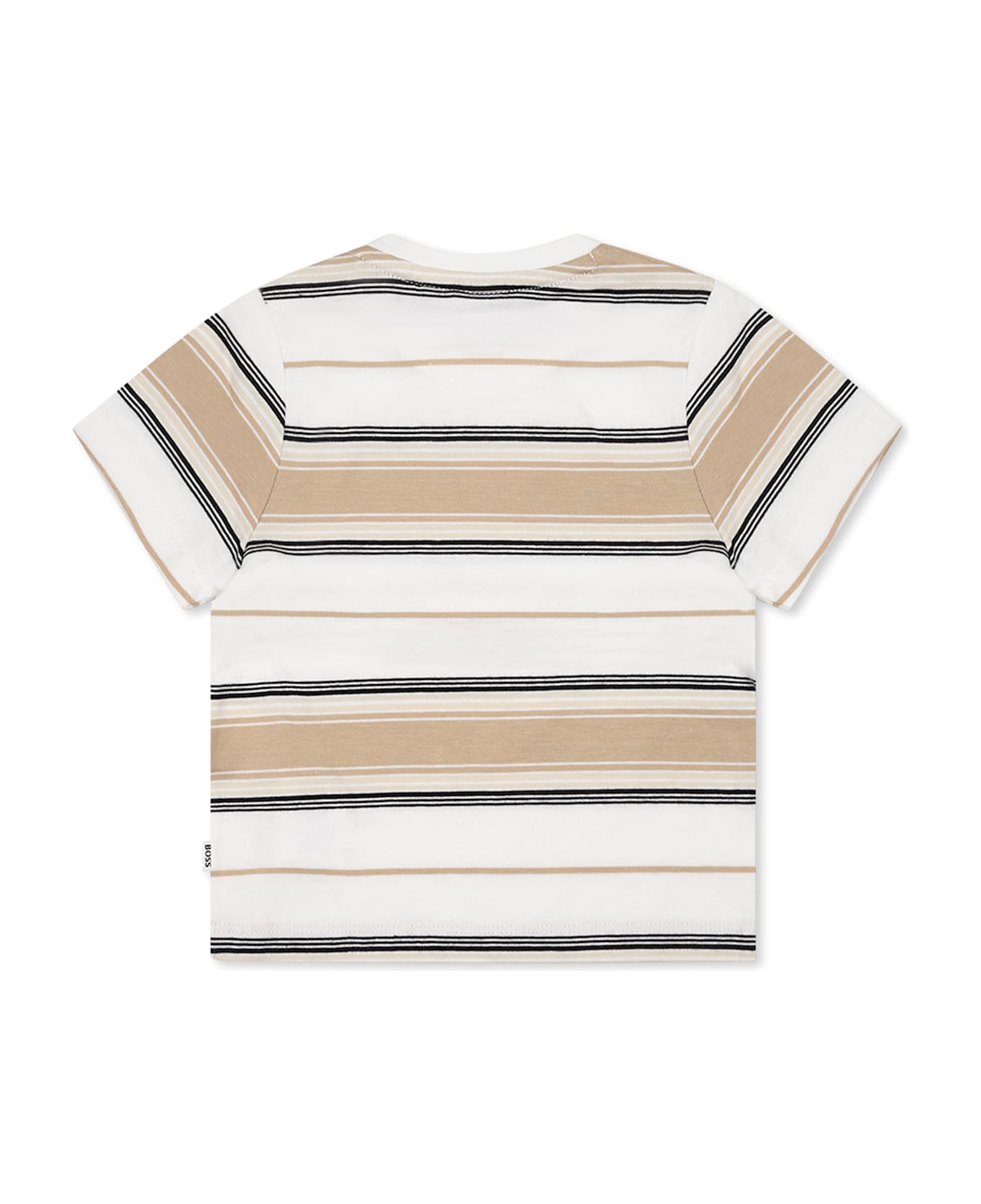 Hugo Boss White T-shirt For Baby Boy With Logo - White