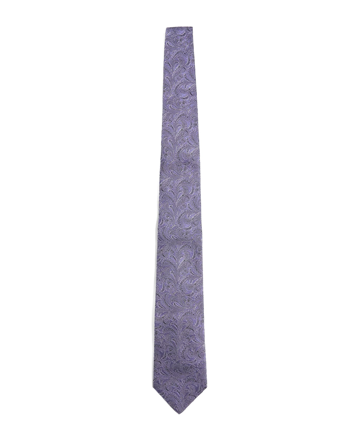 Brunello Cucinelli Purple Silk Tie - Purple