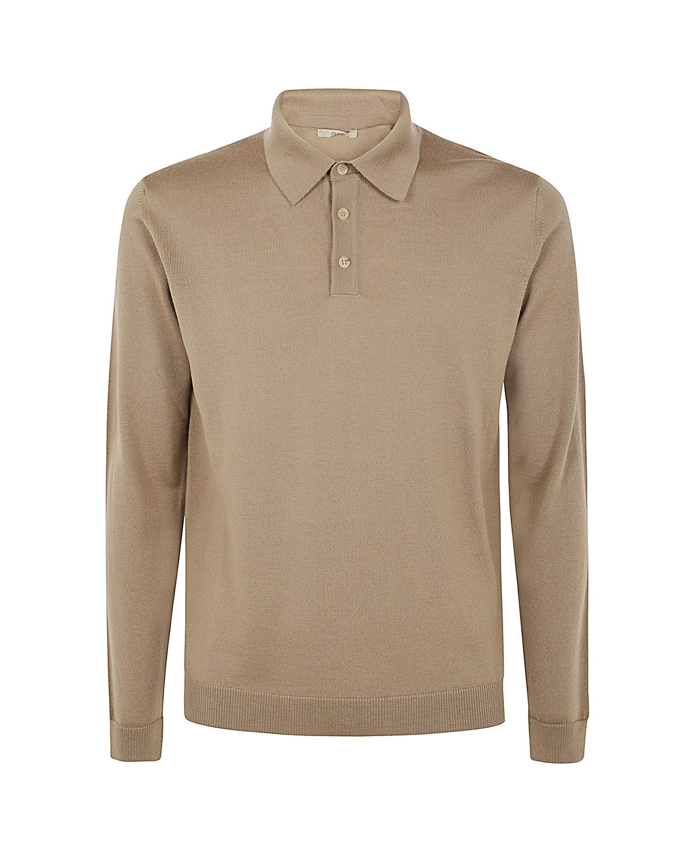 Nuur Long Sleeve Polo - Camel