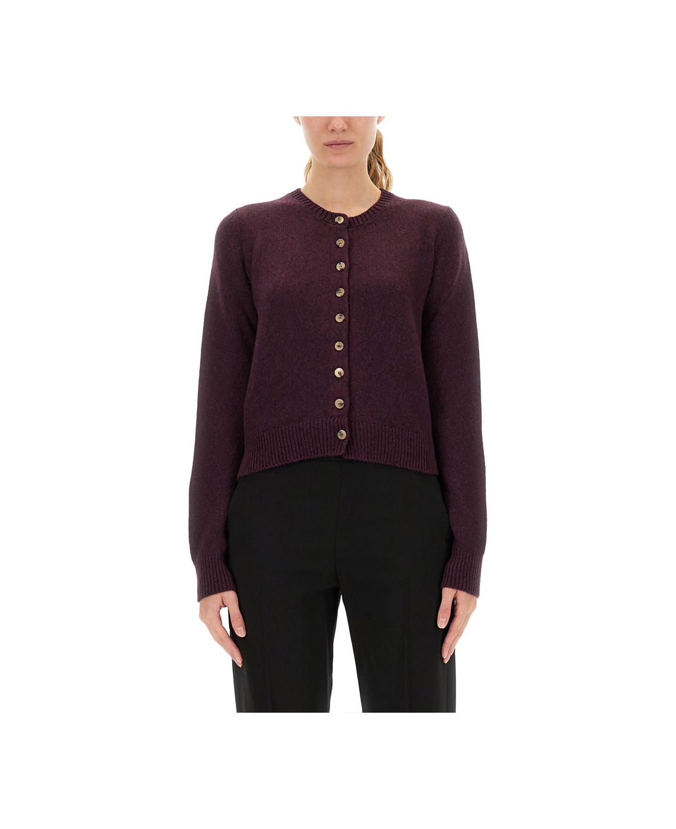 Khaite "everheart" Cardigan - BORDEAUX