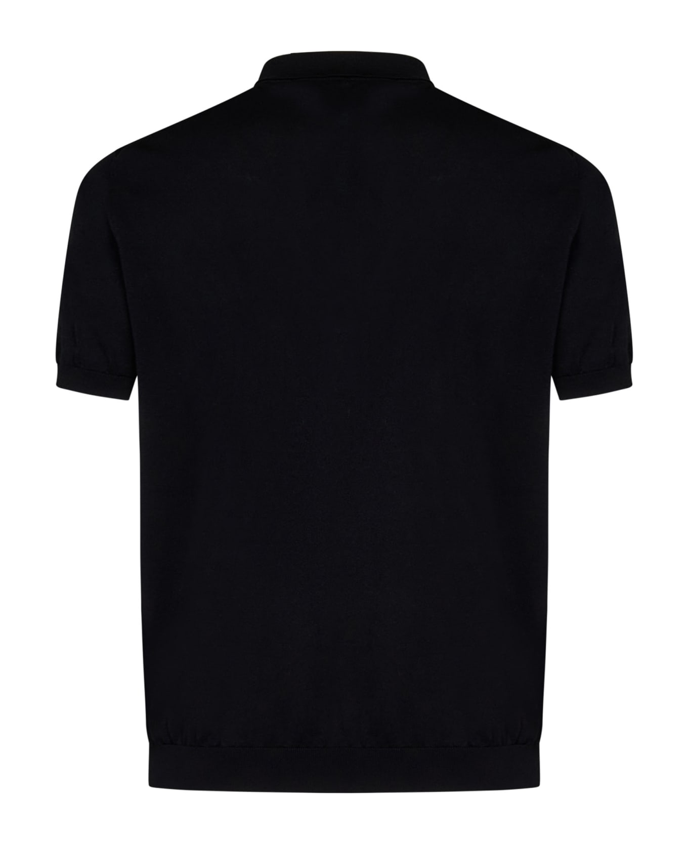 Drumohr Polo Shirt - Black ポロシャツ