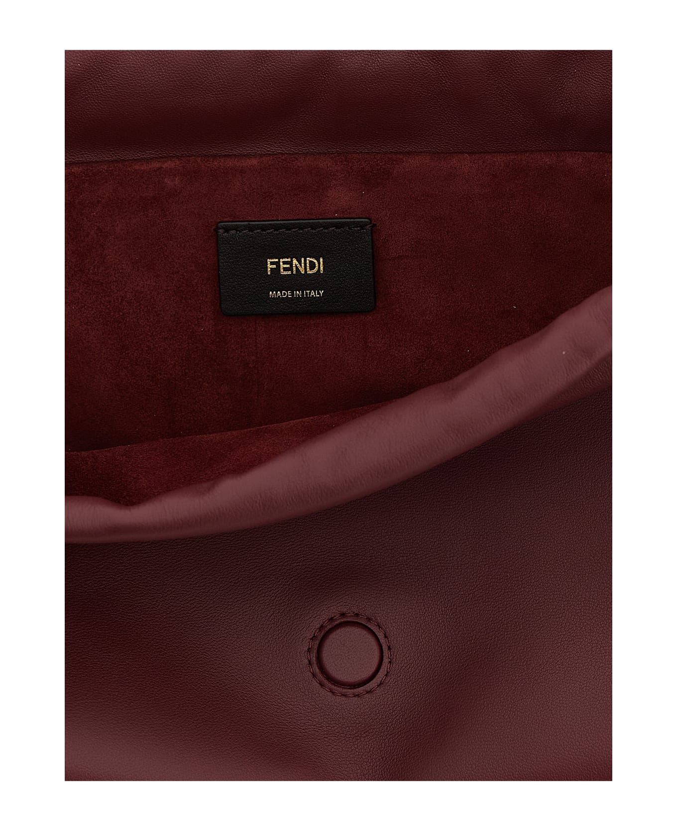 Fendi 'mamma Baguette Medium' Crossbody Bag - Bordeaux