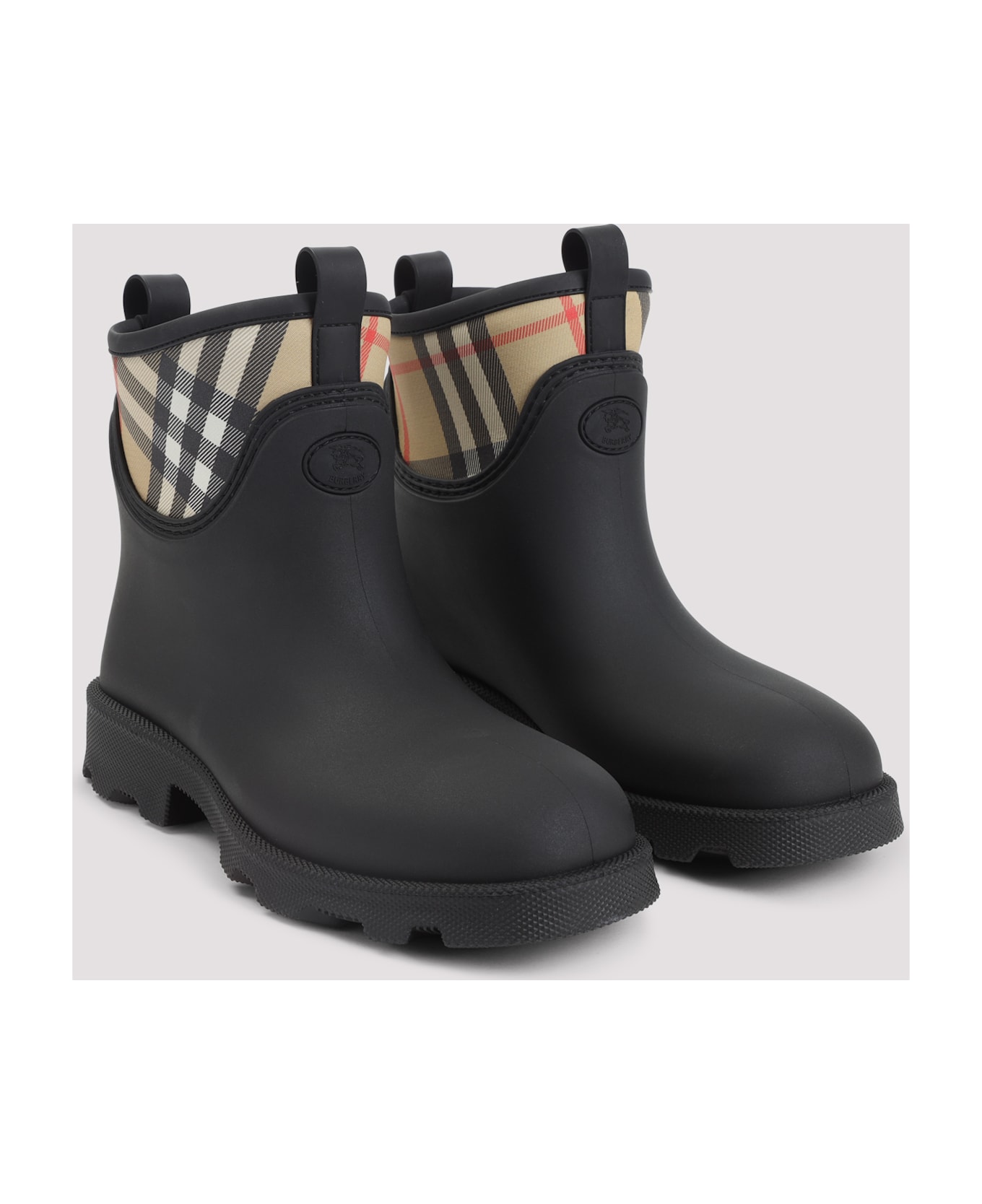 Burberry Marsh Stamp Low Boots - Black