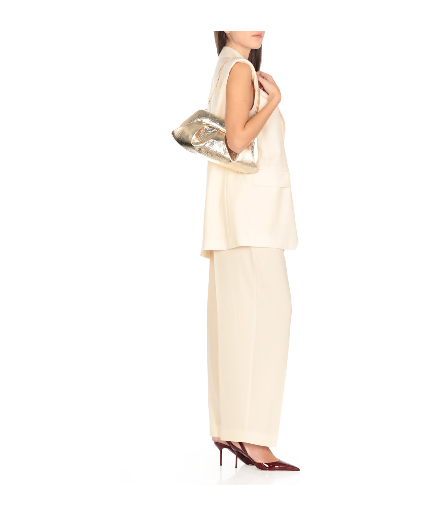 THEMOIRè Emera Pineapple Bag - Golden