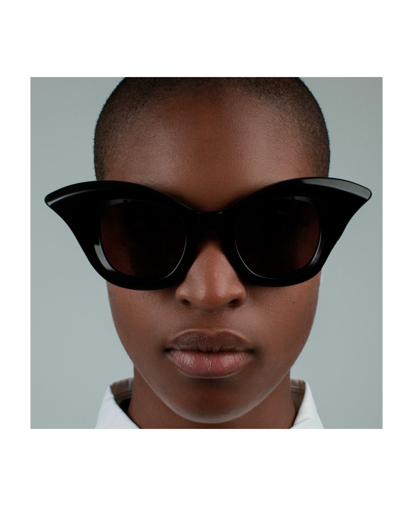 Kuboraum Maske B20-bs Sunglasses Sunglasses - Black Shine 