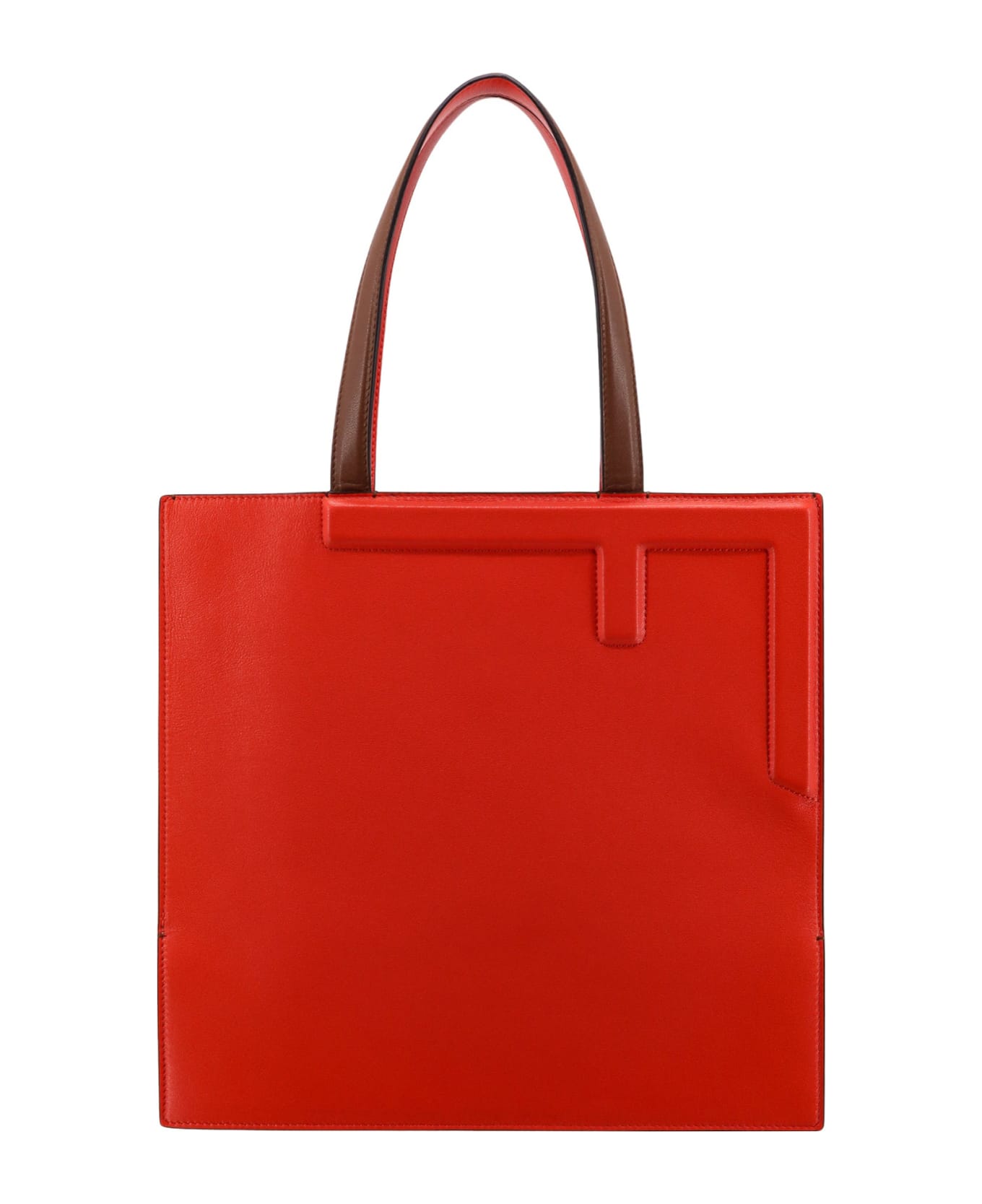 Fendi Flip Medium Shoulder Bag - Red